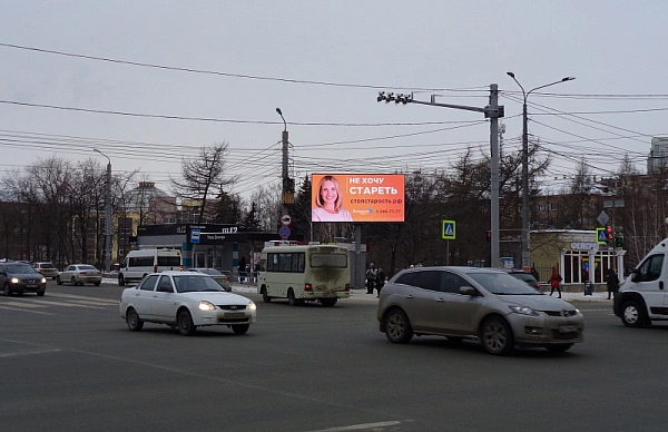 Реклама на Видеоэкранах Экран на ул Доватора / ул Воровского